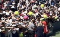 郑钦文美网赛场上的震撼一幕