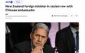 新西兰外长要华裔议员“滚回自己国家”,中国大使、新西兰总理发声