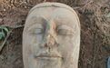 村民在养猪场旁挖出1400年前佛首,汾阳市博物馆:与馆内一尊佛立像匹配