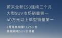 蔚来全新ES8连续三个月全国大型SUV销冠!连续四个月北京市场第一