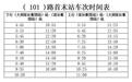大庆公交101路、快5路发车时间有调整