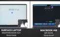 微软Surface Laptop 8实测:多项性能不敌MacBook Air,Word也被彻底碾压