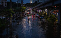 暴雨连降三天,曼谷成洪水灾区