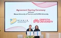澳門旅遊大學與澳洲格里菲斯大學簽署雙學士學位課程合作協議