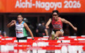 亚运会丨田径——女子七项全能100米栏赛况
