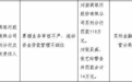 票据审核不严、流贷管理不到位,浙商银行苏州分行被罚110万元