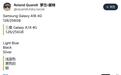 三星Galaxy A18 4G手机曝光:3种颜色,联发科Helio G99芯片