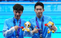 亚运会 | 跳水——王宗源/郑九源获得男子双人3米跳板金牌(3)