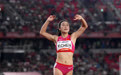 亚运会|田径——女子100米决赛:陈妤颉夺冠