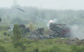 台军“雷霆2000”射击训练时发生意外,火箭弹刚发射就坠落