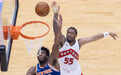 篮球——NBA季前赛:猛龙胜尼克斯