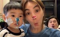 变相秀恩爱?Ella与儿子亲密合影,老公搞怪抢镜