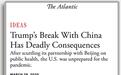 美学者警告：特朗普与中国决裂有致命后果