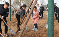 为高新增绿为全运加油 西安高新区800余人参加义务植树活动