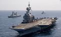 法国海军举行“史上最大规模”演习 航母数天前曾撞船