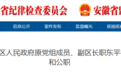 淮南市潘集区人民政府原党组成员、副区长职东平被双开