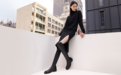 经典无畏 势「步」可挡 STUART WEITZMAN携手中国超模贺聪发布全新2023秋冬系列靴履广告