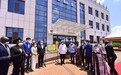 乌干达总统穆塞韦尼出席中乌姆巴莱工业园企业揭牌奠基仪式