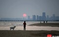在海口五源河入海口 邂逅一场日出美景