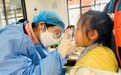肥东县东方之星幼教集团开展牙齿涂氟护齿活动