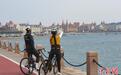 城市骑行风靡山东半岛 民众出行追求“松弛感”