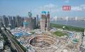 一次性浇筑4.3万方 武汉周大福金融中心主楼筏板浇筑完成