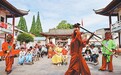 萍乡:傩舞表演迎端午(图)
