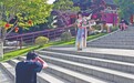 南昌滕王閣北擴項目完工 周邊五金、雜貨店變漢服“打卡地”