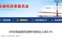 4月份安徽省居民消费价格同比上涨0.3%