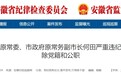 非法收受巨额财物，安徽一市原副市长被“双开”