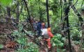 母子梅岭爬山被困 民警消防12小时冒雨救援