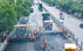 怀化:城市道路改造忙