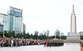 從山東到江西 退役軍人千里赴約觀看升國旗