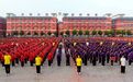 少林小龍武校舉行“展望新征程，邁向更高峰”主題升旗儀式