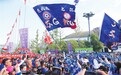 連云港大圣球迷協會千里赴九江助威 贛G蘇G球迷相會互贈禮品