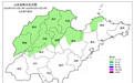 山东省迎来大范围降水过程,鲁西北地区雨量明显