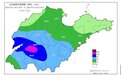 山东发布暴雨蓝色预警 鲁南鲁中部分地区有暴雨