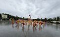 兰州太平鼓亮相甘肃武威 非遗鼓乐响彻河西都会