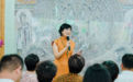 人类的敦煌·世界的湾区 | 张杰龙敦煌岩彩作品展亮相腾骏科创园