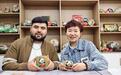 留学生体验黄河奇石画 读懂东方美学密码