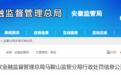 中国人寿马鞍山分公司与当涂支公司合计被罚19万!