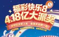 4.18亿快乐8大派奖进行中 陕西福利叠加畅享!
