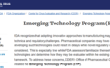 成都国为TECHGOWELL肺靶向siRNA酶催化连接技术平台纳入FDA新兴技术项目(ETP)