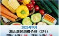 湖北省9月份CPI同比上涨1.0% PPI同比上涨3.9%