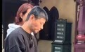 蔡少芬张晋迪士尼被偶遇,红发显疲惫,张晋白发惹热议