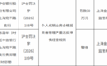 中信银行股份有限公司上海宛平路支行被罚30万元,涉个人代销业务合格投资者管理严重违反审慎经营规则