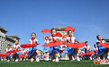 甘肃民乐:阳光大课间 少年展英姿