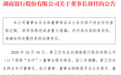 股权拍卖“遇冷”,IPO卡在辅导外,6500亿湖南银行将迎新掌门