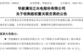 87亿元大动作,600025,宣布重要收购
