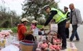 岐山交警:金秋护航丰收季 公路沿线宣安全